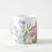 Mug Impression florale peinte à la main (Devant gauche)