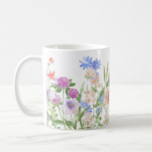 Mug Impression florale peinte à la main