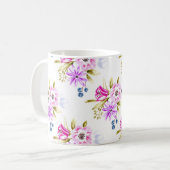 Mug Impression florale peu précise moderne (Devant gauche)