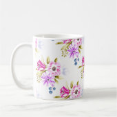 Mug Impression florale peu précise moderne (Gauche)