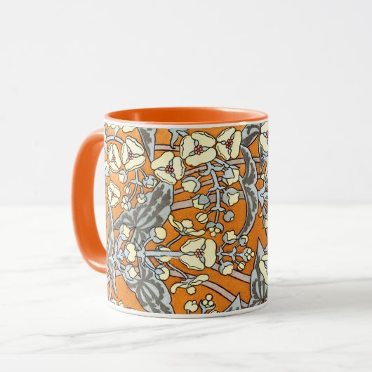 Mug Impression florale vintage (Devant gauche)