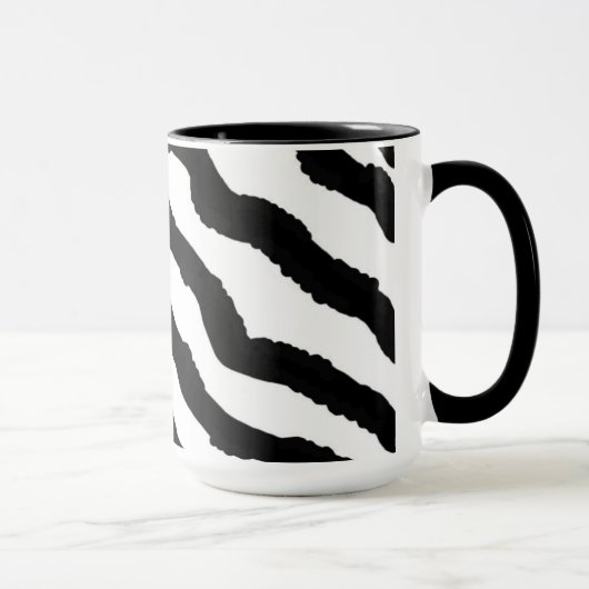 Mug Impression fourrure de zèbre (Droite)