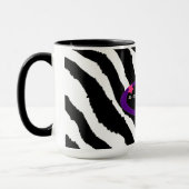 Mug Impression fourrure de zèbre pour 60e anniversaire (Gauche)