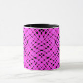 Mug Impression géométrique abstraite moderne rayée bri (Centre)