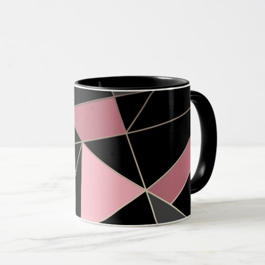 Mug Impression géométrique moderne Abstraite (Devant droit)