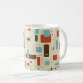 Mug Impression géométrique moderne du milieu du siècle (Devant droit)
