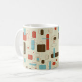 Mug Impression géométrique moderne du milieu du siècle (Devant gauche)
