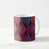 Mug Impression géométrique volumique multicolore (Devant droit)