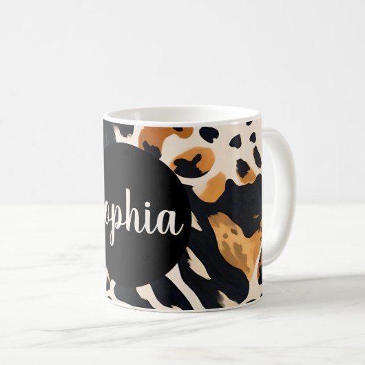 Mug Impression Giraffe personnalisable (Devant droit)