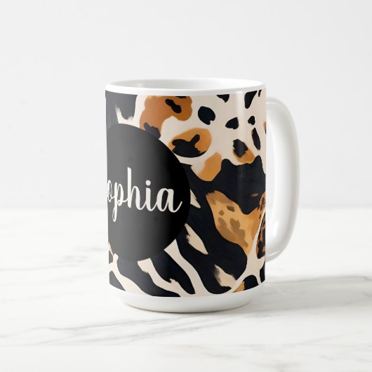 Mug Impression Giraffe personnalisable (Devant droit)
