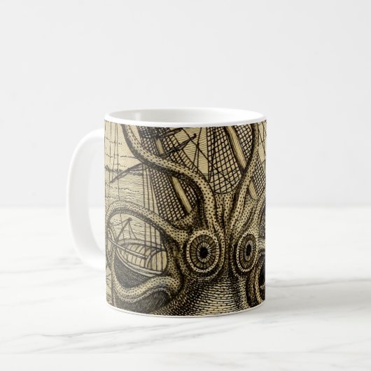 Mug Impression Kraken Vintage (Devant gauche)