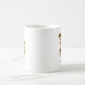 Mug Impression léopard initiale minuscule b et nom (Centre)