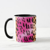 Mug Impression léopard or rose (Gauche)