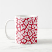 Mug Impression léopard rouge et blanc  (Gauche)