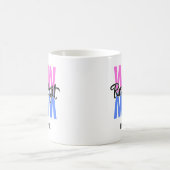 Mug Impression Maman Vraiment Légitime Wow (Rose et Bl (Centre)
