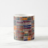 Mug Impression motif de la surface composée de collage (Centre)