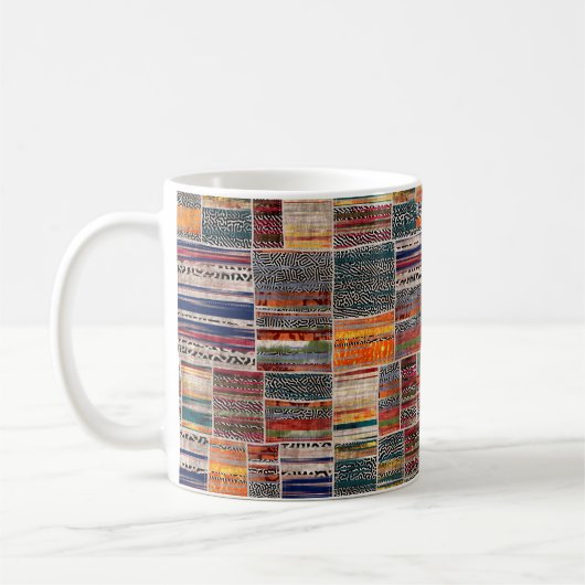 Mug Impression motif de la surface composée de collage (Gauche)