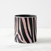 Mug Impression noire et rose Zebra (Centre)