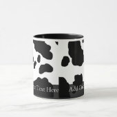 Mug Impression personnalisée de vache amusante (Centre)