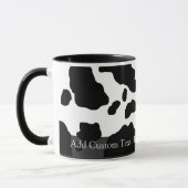 Mug Impression personnalisée de vache amusante (Gauche)