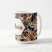 Mug Impression personnalisée guépard et zèbre (Devant droit)