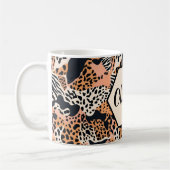 Mug Impression personnalisée guépard et zèbre (Gauche)