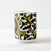Mug Impression personnalisée Leopard et Zebra Fur (Centre)