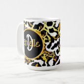 Mug Impression personnalisée Leopard et Zebra Fur (Devant gauche)