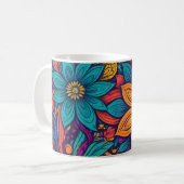Mug Impression pop art floral (Devant gauche)
