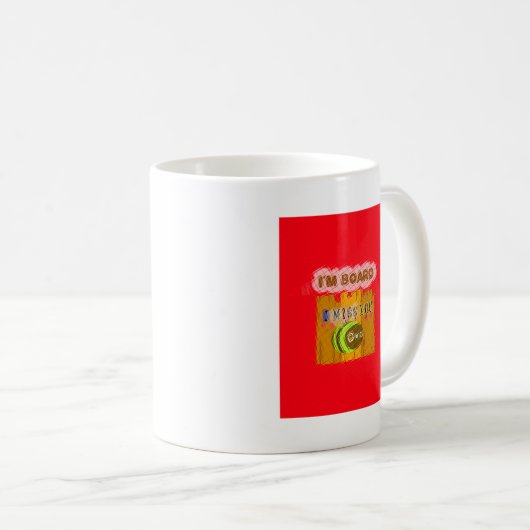Mug Impression Quirky Bee Art (Devant droit)