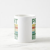 Mug Impression Répéter Rétro T-shirt Graphique Imprima (Centre)