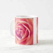 Mug Impression rose corail (Devant gauche)