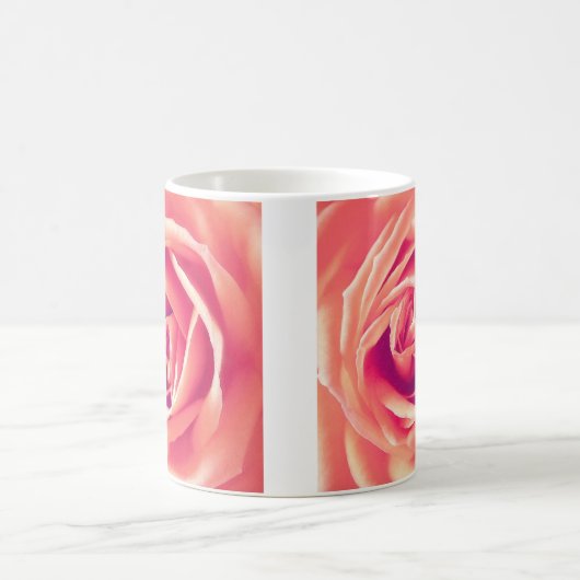 Mug Impression rose corail (Centre)