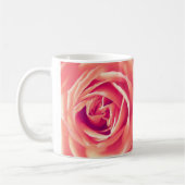 Mug Impression rose corail (Gauche)