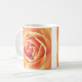 Mug Impression rose orange doux (Devant gauche)