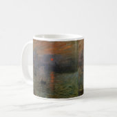 Mug Impression Sunrise par Claude Monet, Art Vintage (Devant gauche)