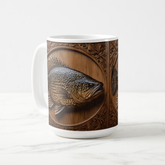 Mug Impression textuelle 3D Australian Murray Cod, (Devant gauche)