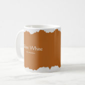 Mug Impression texturée gris marron (Devant gauche)