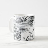 Mug Impression Toile Noire (Devant gauche)