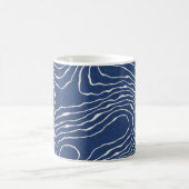 Mug Impression topographique biologique de la ligne te (Centre)