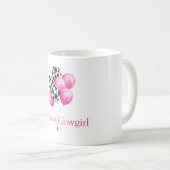 Mug Impression vache & jolis ballons roses (Devant droit)