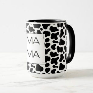 Mug Impression vache MAMA lettrage gras