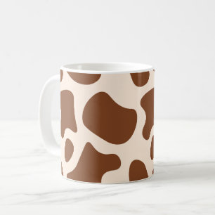 Mug Impression vache rose et marron