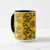 Mug Impression vintage d'agrumes (Devant gauche)