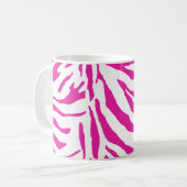 Mug Impression zèbre couleur DIY PixDezines (Devant gauche)