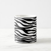 Mug Impression Zèbre, Grilles, Noir Et Blanc, Votre No (Centre)