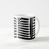 Mug Impression zèbre (noir) (Devant droit)