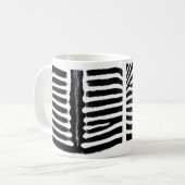 Mug Impression zèbre (noir) (Devant gauche)