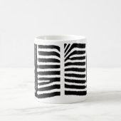 Mug Impression zèbre (noir) (Centre)