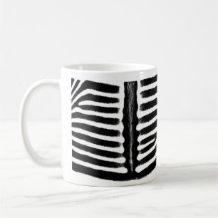 Mug Impression zèbre (noir)